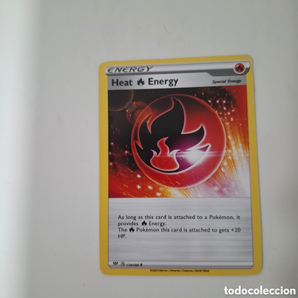 Trading cards: CARTA POKEMON CARD ENERGY HEAT ENERGY