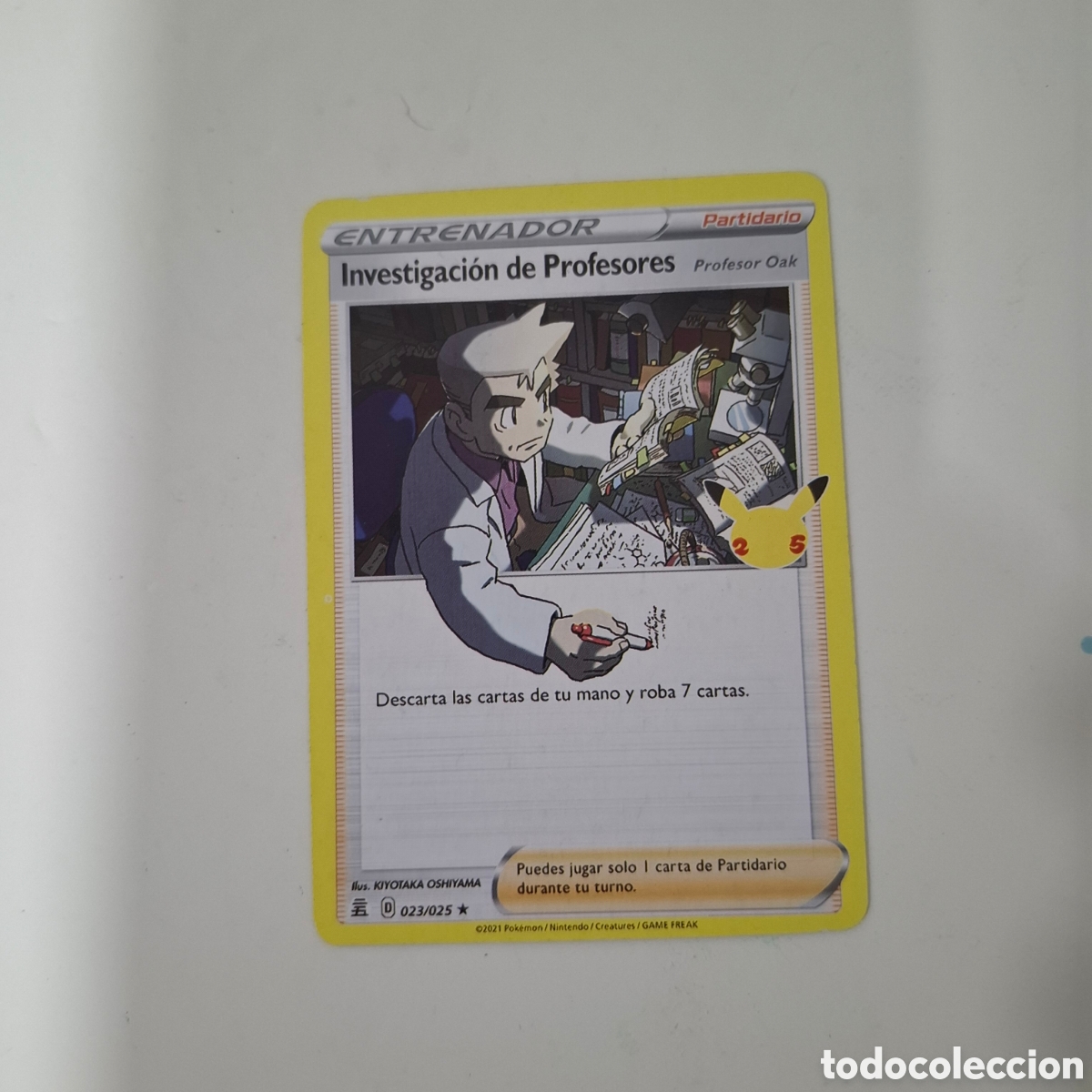 Trading cards: CARTA POKEMON CARD ENTRENADOR INVESTIGACION DE PROFESORES
