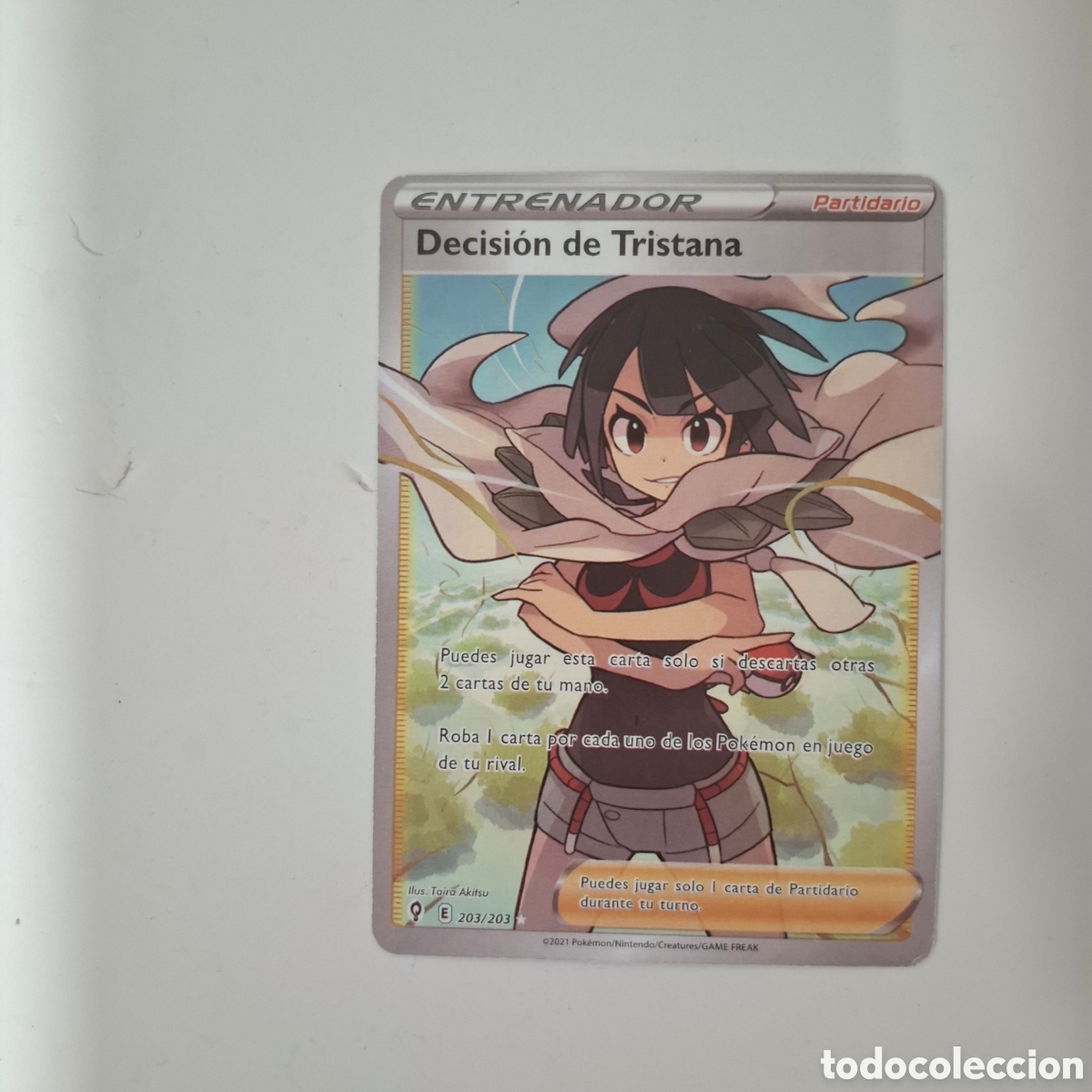 Trading cards: CARTA POKEMON CARD ENTRENADOR DECISION DE TRISTANA