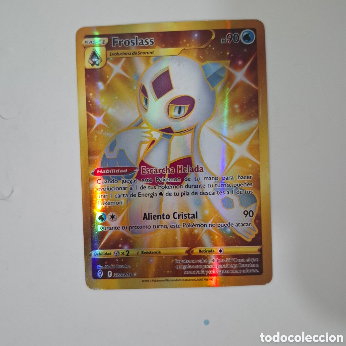 Trading cards: CARTA POKEMON CARD FROSLASS VMAX
