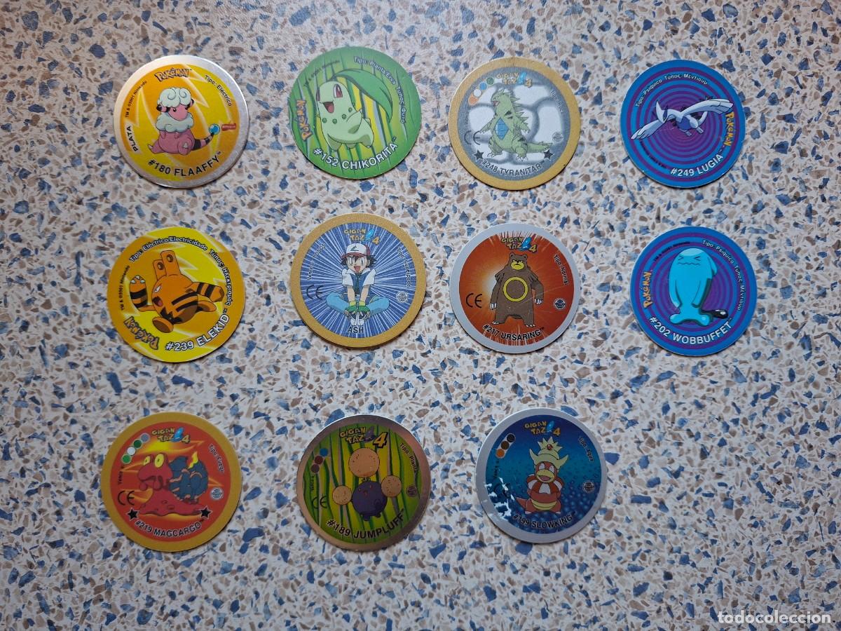 Trading cards: Lote 11 Gigantazos Pok&eacute;mon Matutano - Lugia, Tyranitar, Ash Ketchum, Slowking + Varios