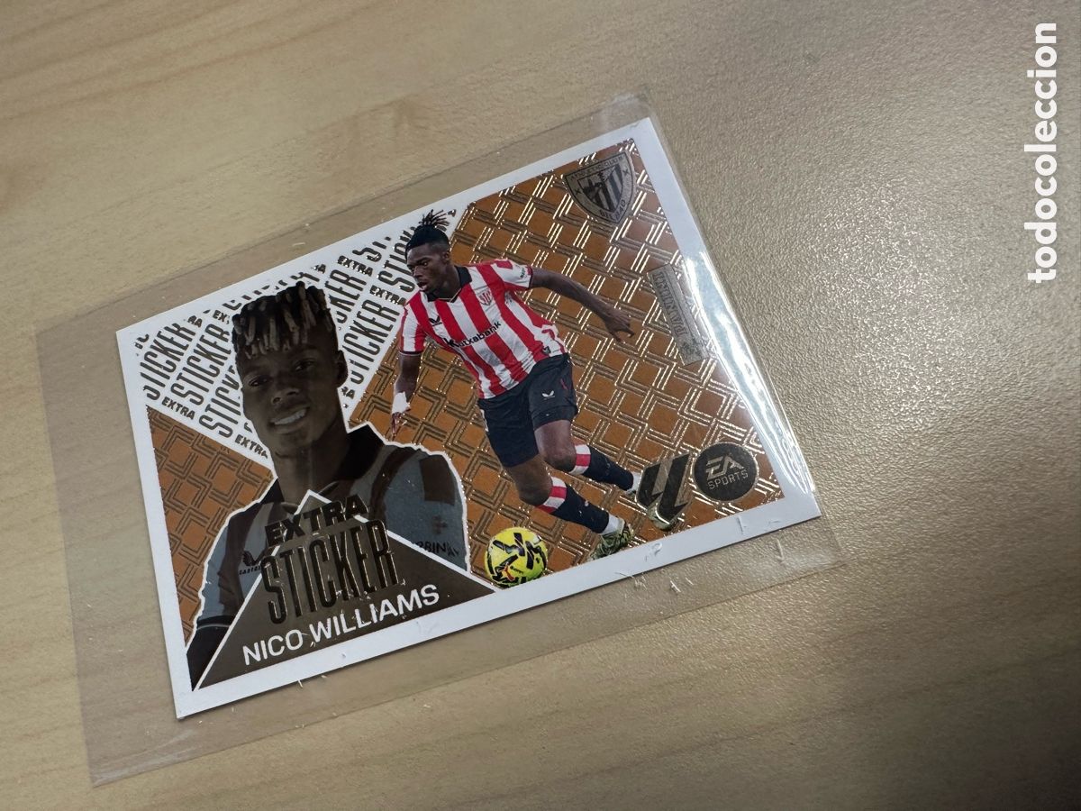 Trading cards: NICO WILLIAMS ATHLETIC CLUB EXTRA STICKER BRONCE LIGA ESTE 2026-27 26 27 PANINI