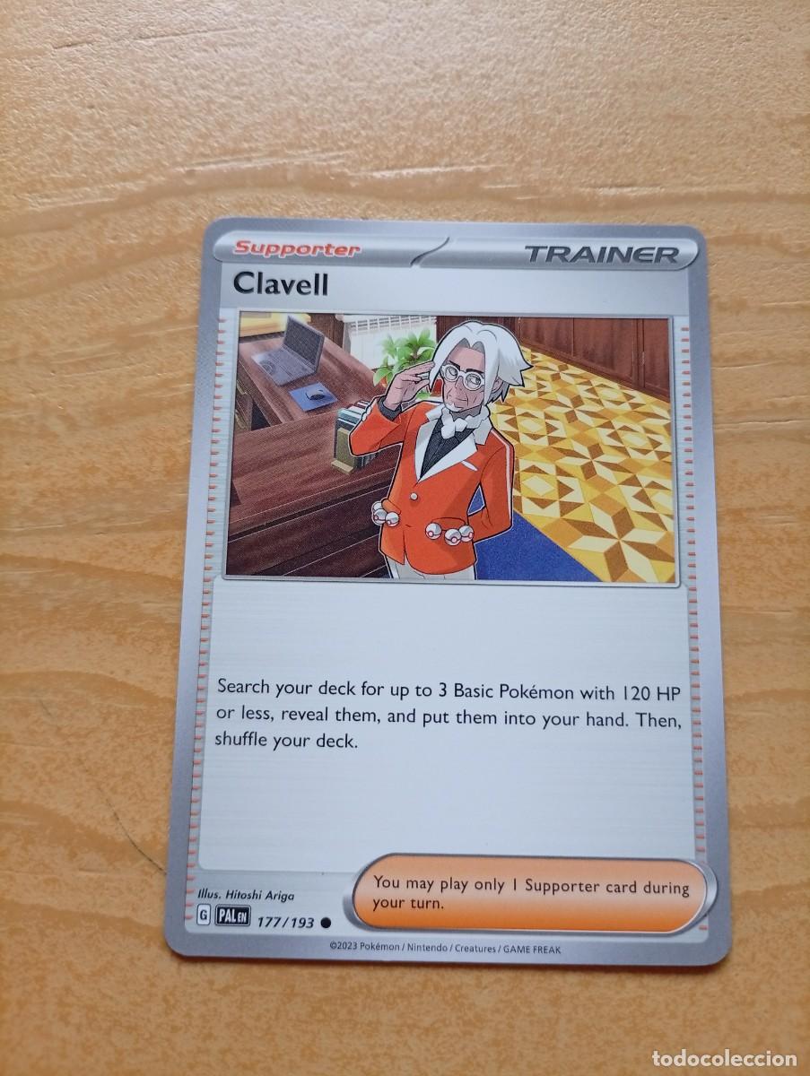Trading cards: Carta de entrenador Clavell de la colecci&oacute;n Scarlet & Violet. 2023 - Idioma: Ingl&eacute;s. - Tipo: Support