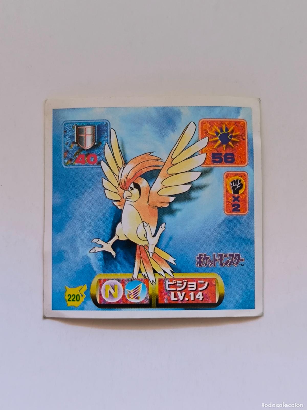 Trading cards: POKEMON STICKER AMADA - N&ordm; 220 - PIDGEOTTO - SEAL - 1997 ORIGINAL JAPON (K7B1)