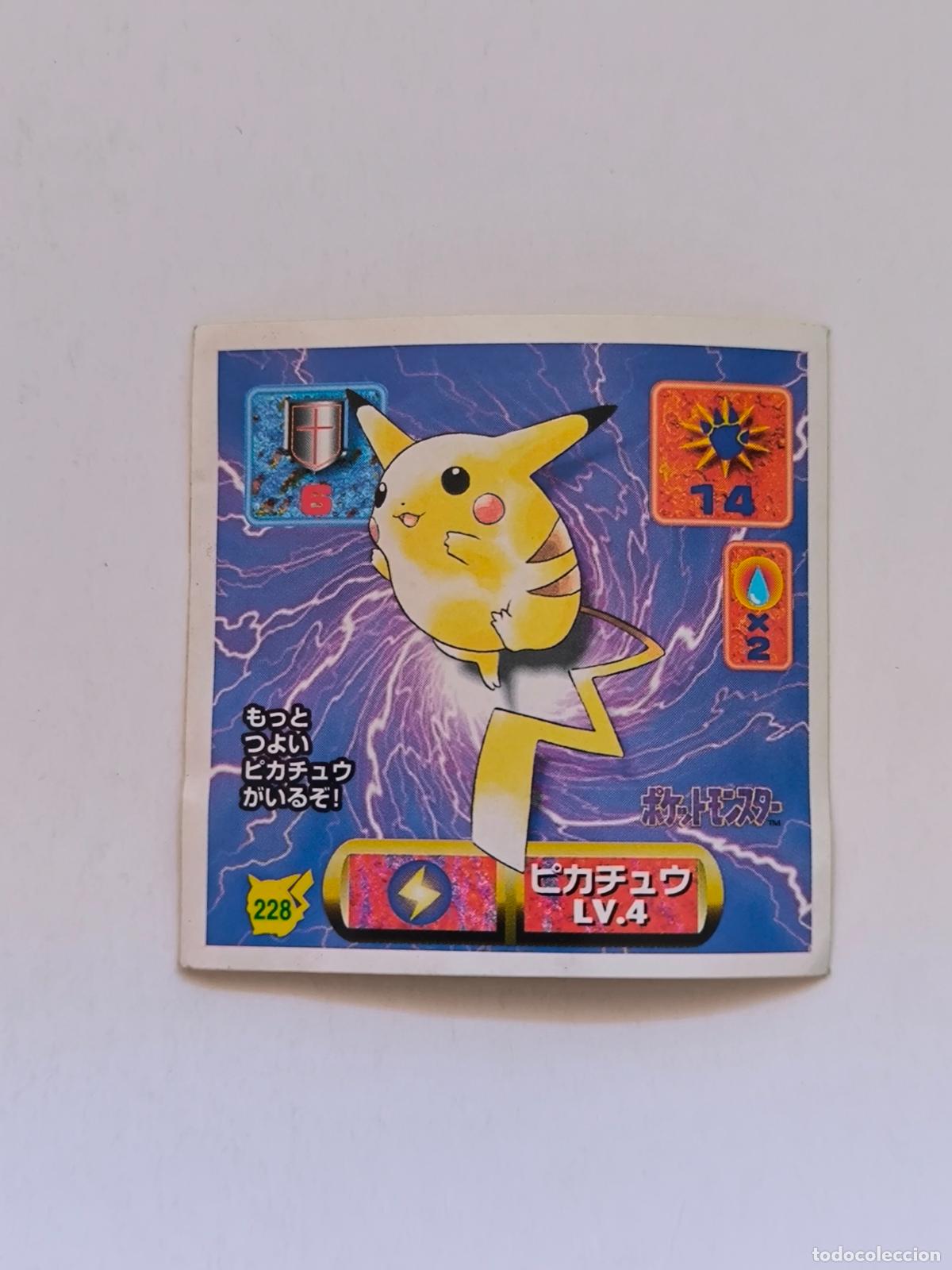 Trading cards: POKEMON STICKER AMADA - N&ordm; 228 - PIKACHU - SEAL - 1997 ORIGINAL JAPON (K7B1)