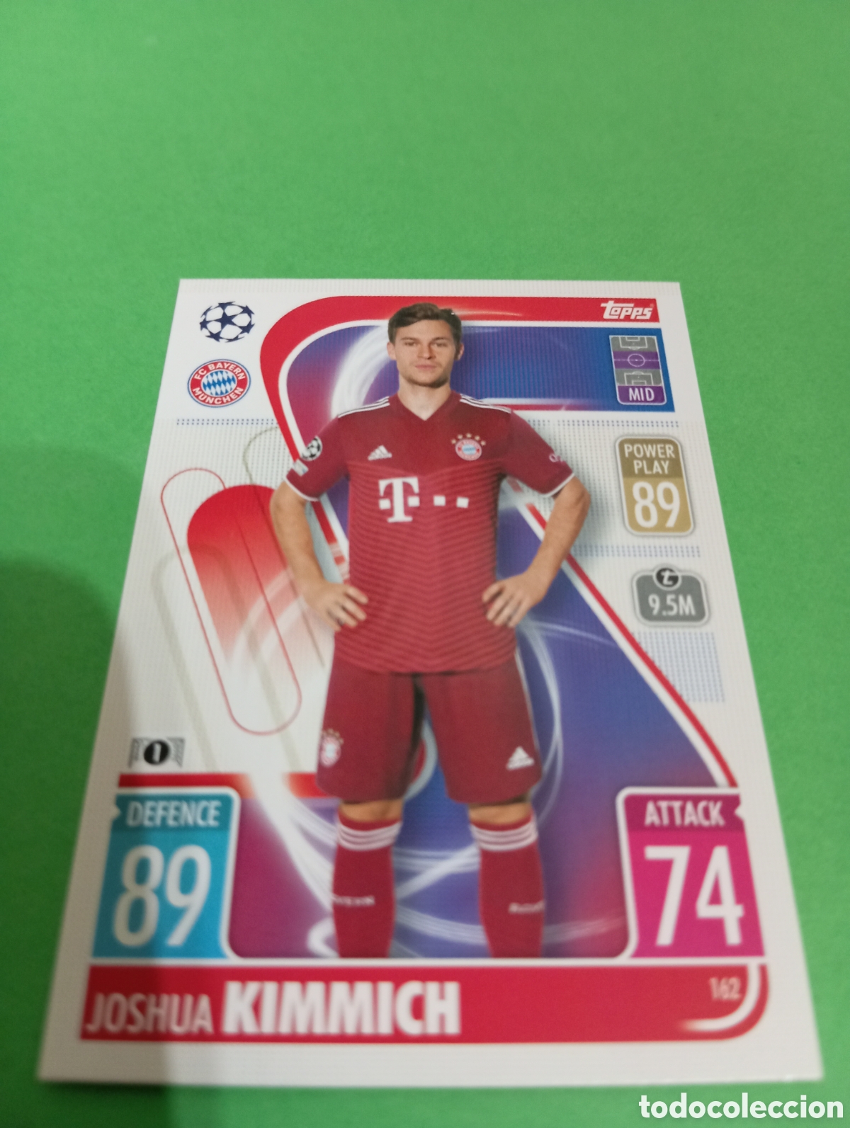 Trading cards: Kimmich Bayern de Munich n&deg;162 / TOPPS MATCH ATTAX 2021/2022