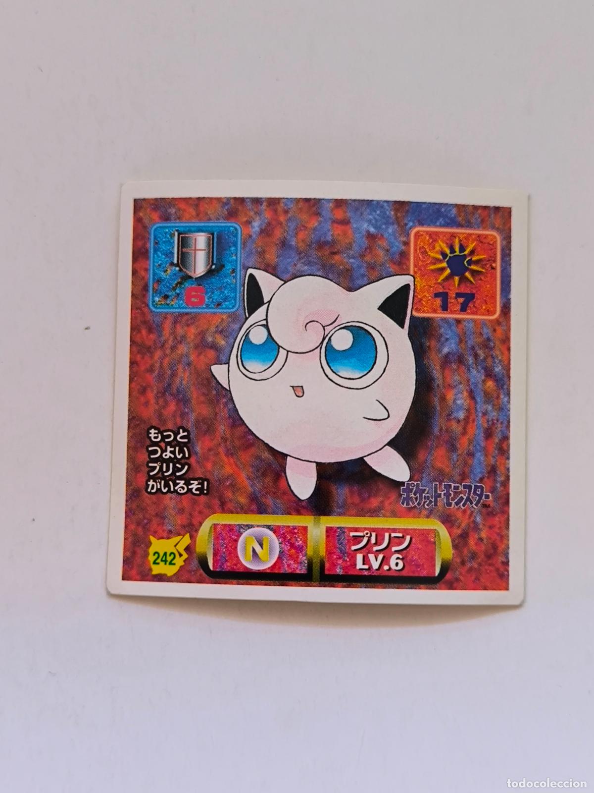 Trading cards: POKEMON STICKER AMADA - N&ordm; 242 - JIGGLYPUFF - SEAL - 1997 ORIGINAL JAPON (K7B1)
