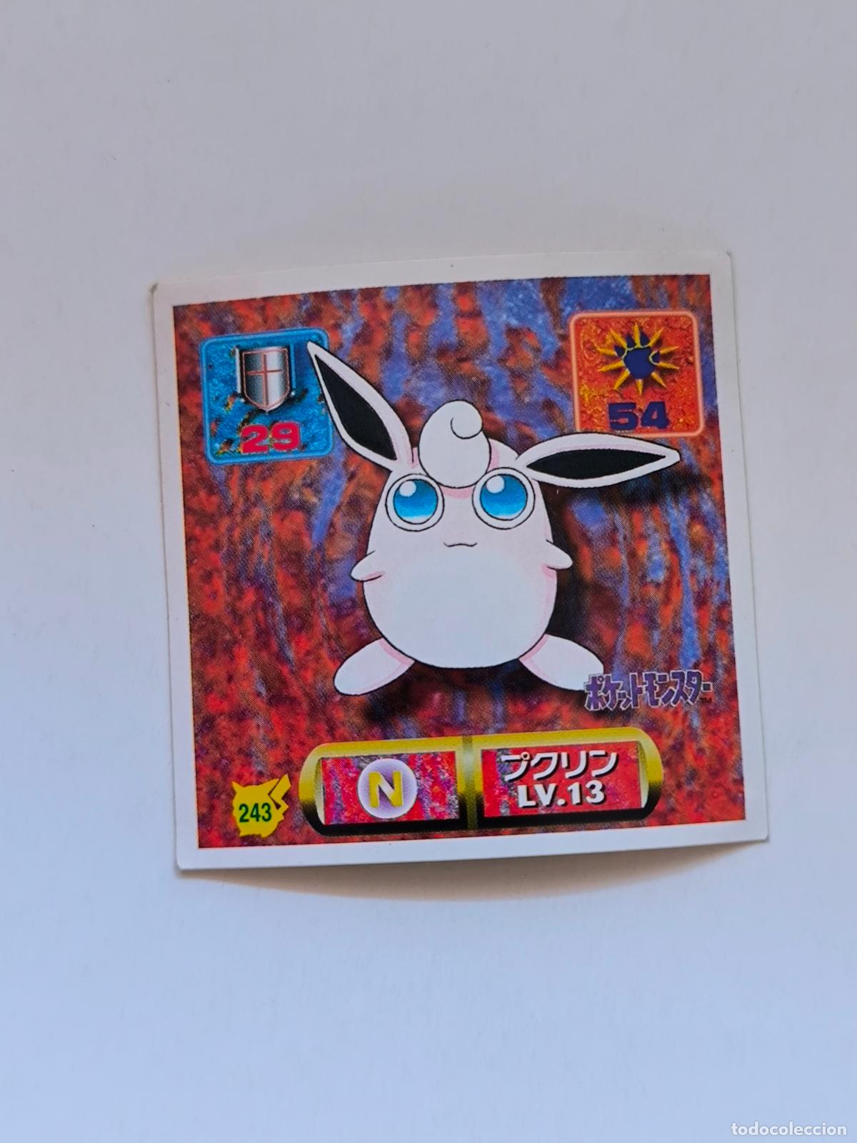 Trading cards: POKEMON STICKER AMADA - N&ordm; 243 - WIGGLYTUFF - SEAL - 1997 ORIGINAL JAPON (K7B1)
