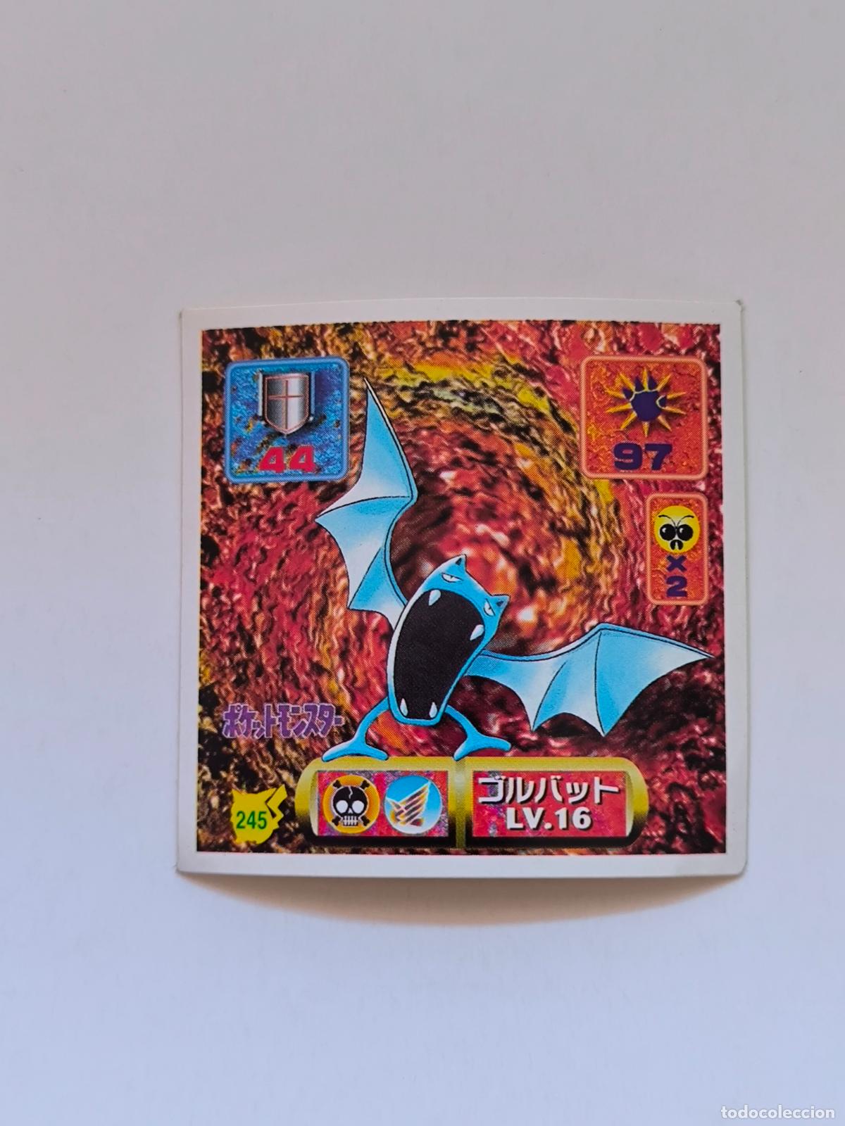 Trading cards: POKEMON STICKER AMADA - N&ordm; 245 - GOLBAT - SEAL - 1997 ORIGINAL JAPON (K7B1)