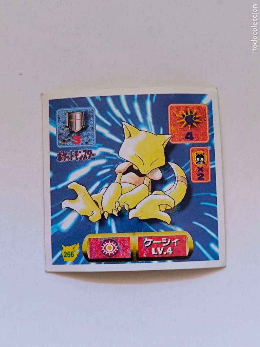 Trading cards: POKEMON STICKER AMADA - N&ordm; 266 - ABRA - SEAL - 1997 ORIGINAL JAPON (K7B1)