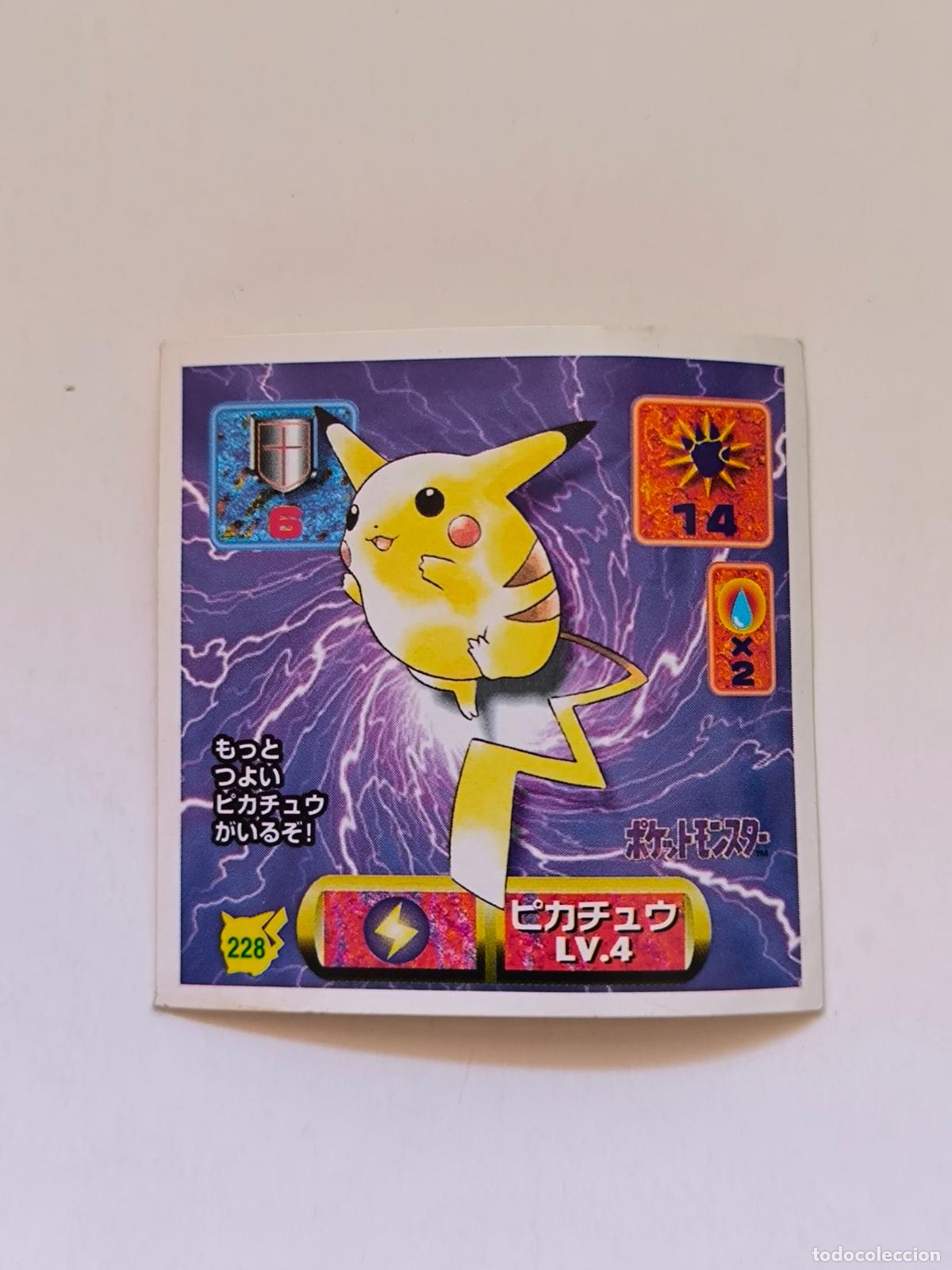 Trading cards: POKEMON STICKER AMADA - N&ordm; 228 - PIKACHU - SEAL - 1997 ORIGINAL JAPON (K7B2)