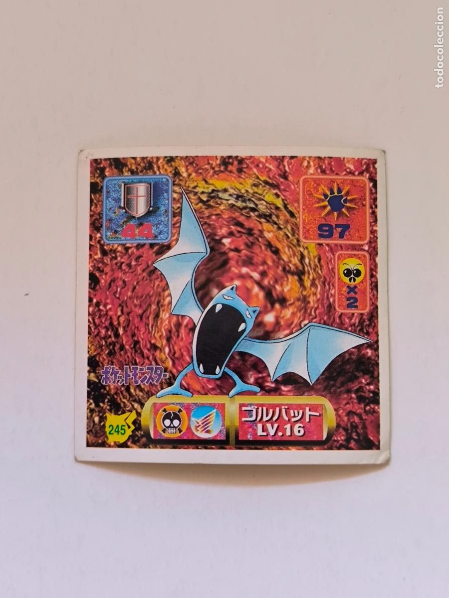 Trading cards: POKEMON STICKER AMADA - N&ordm; 245 - GOLBAT - SEAL - 1997 ORIGINAL JAPON (K7B2)