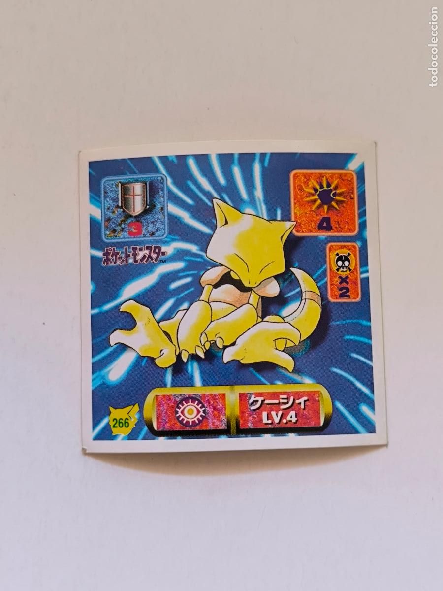 Trading cards: POKEMON STICKER AMADA - N&ordm; 266 - ABRA - SEAL - 1997 ORIGINAL JAPON (K7B2)