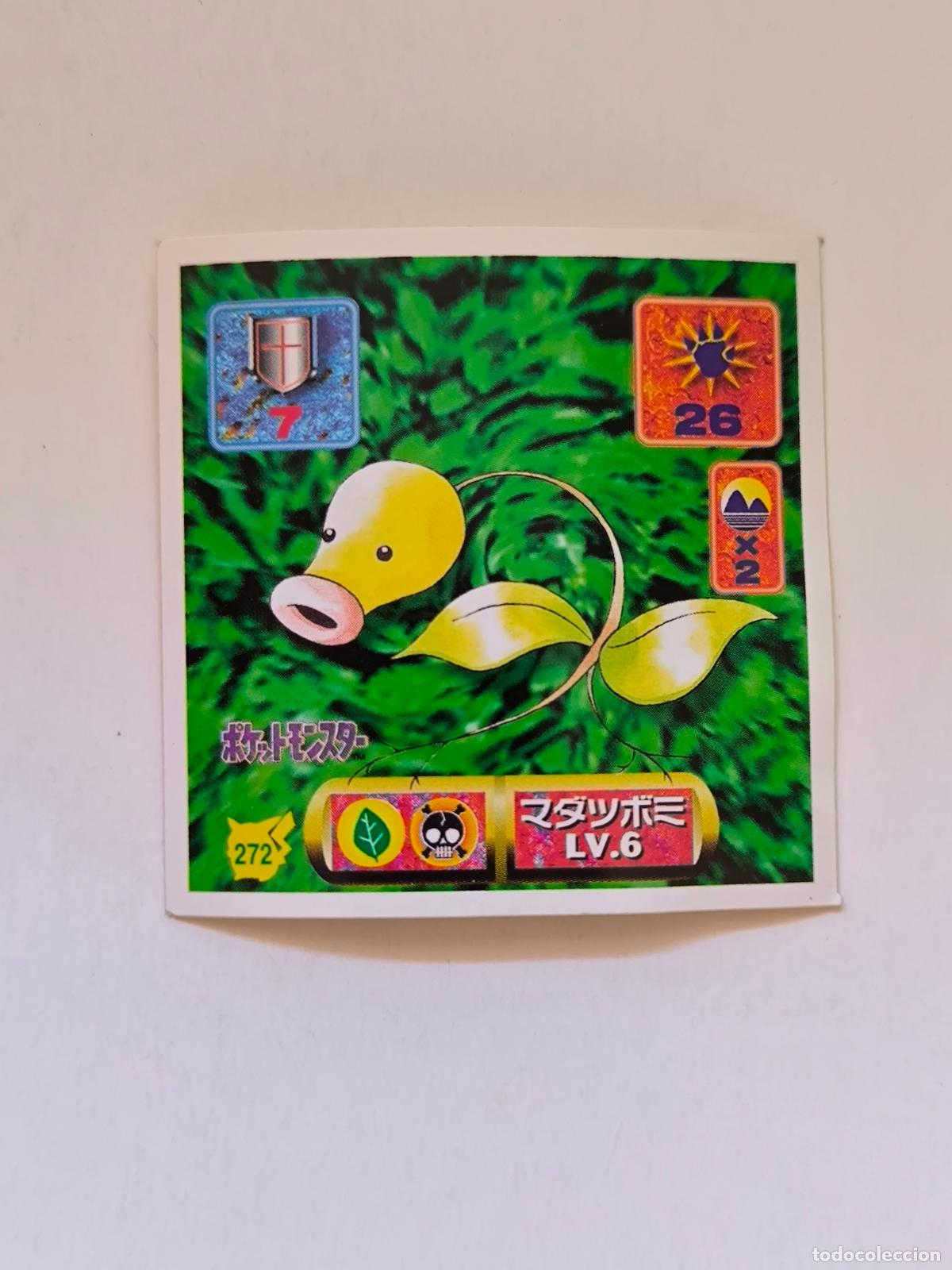 Trading cards: POKEMON STICKER AMADA - N&ordm; 272 - BELLSPROUT - SEAL - 1997 ORIGINAL JAPON (K7B2)