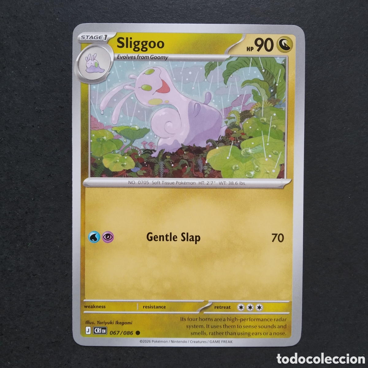 Trading cards: CARTA TCG - N&ordm; 067 - SLIGGOO - CHAOS RISING - POK&Eacute;MON - EN INGL&Eacute;S