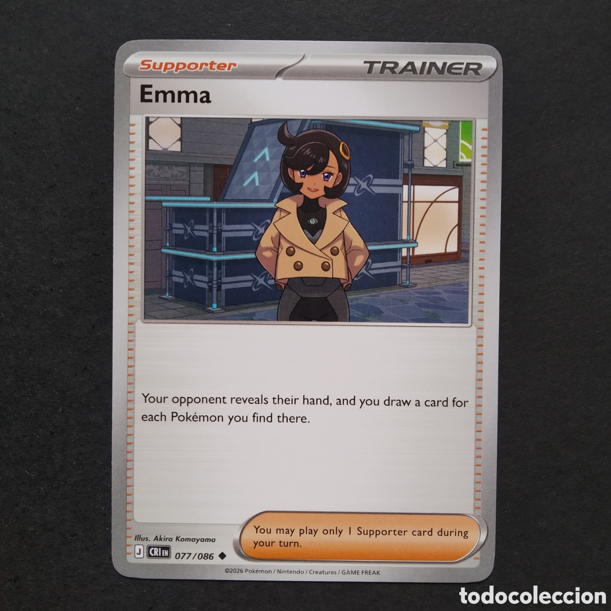 Trading cards: CARTA TCG - N&ordm; 077 - EMMA - CHAOS RISING - POK&Eacute;MON - EN INGL&Eacute;S