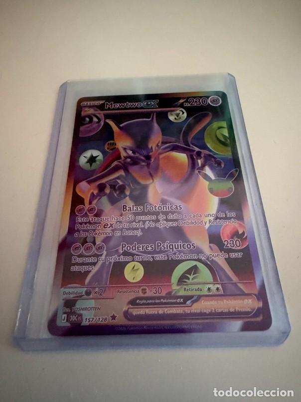 Trading cards: Carta Pokemon 30 aniversario 157/128-Balas fot&oacute;nicas, poderes ps&iacute;quicos