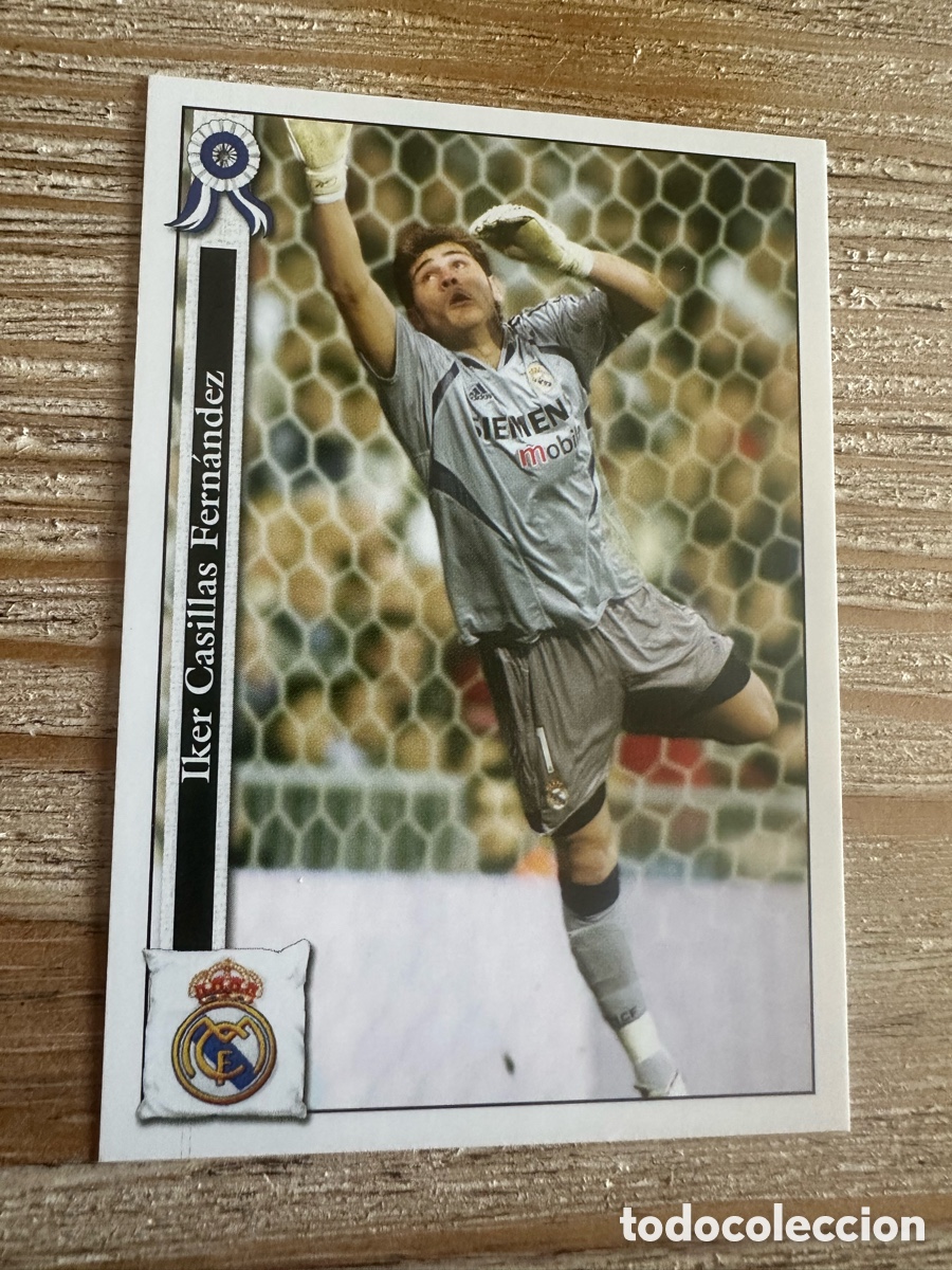 Trading cards: CASILLAS REAL MADRID 32 &rdquo;CORREGIDO 197 PARTIDOS&rdquo; LAS FICHAS DE LA LIGA 2006 MUNDICROMO 05 06 05-06