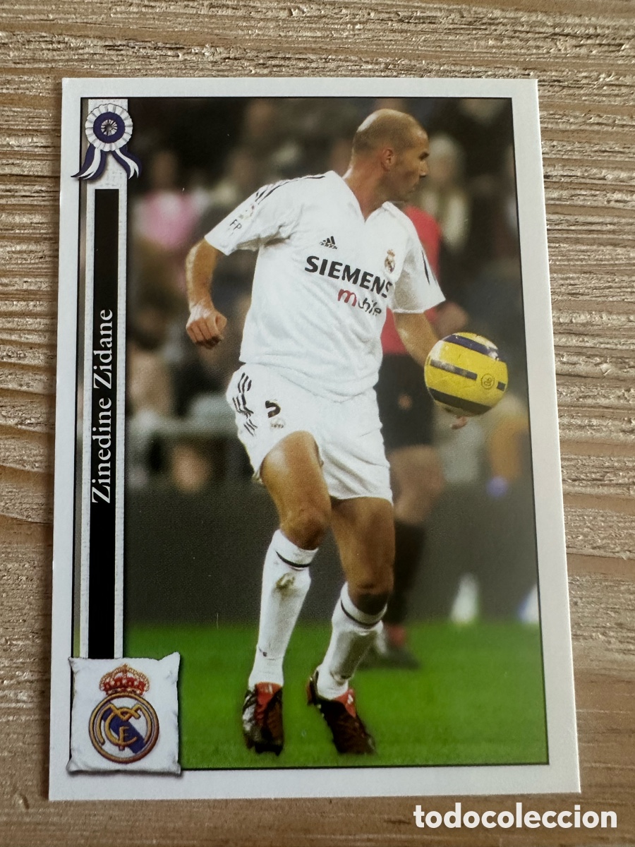 Trading cards: ZIDANE REAL MADRID 46 LAS FICHAS DE LA LIGA 2006 MUNDICROMO 05 06 05-06