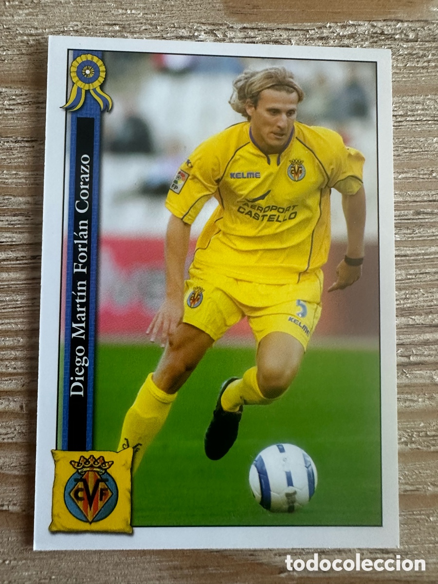 Trading cards: FORLAN VILLARREAL 77 LAS FICHAS DE LA LIGA 2006 MUNDICROMO 05 06 05-06