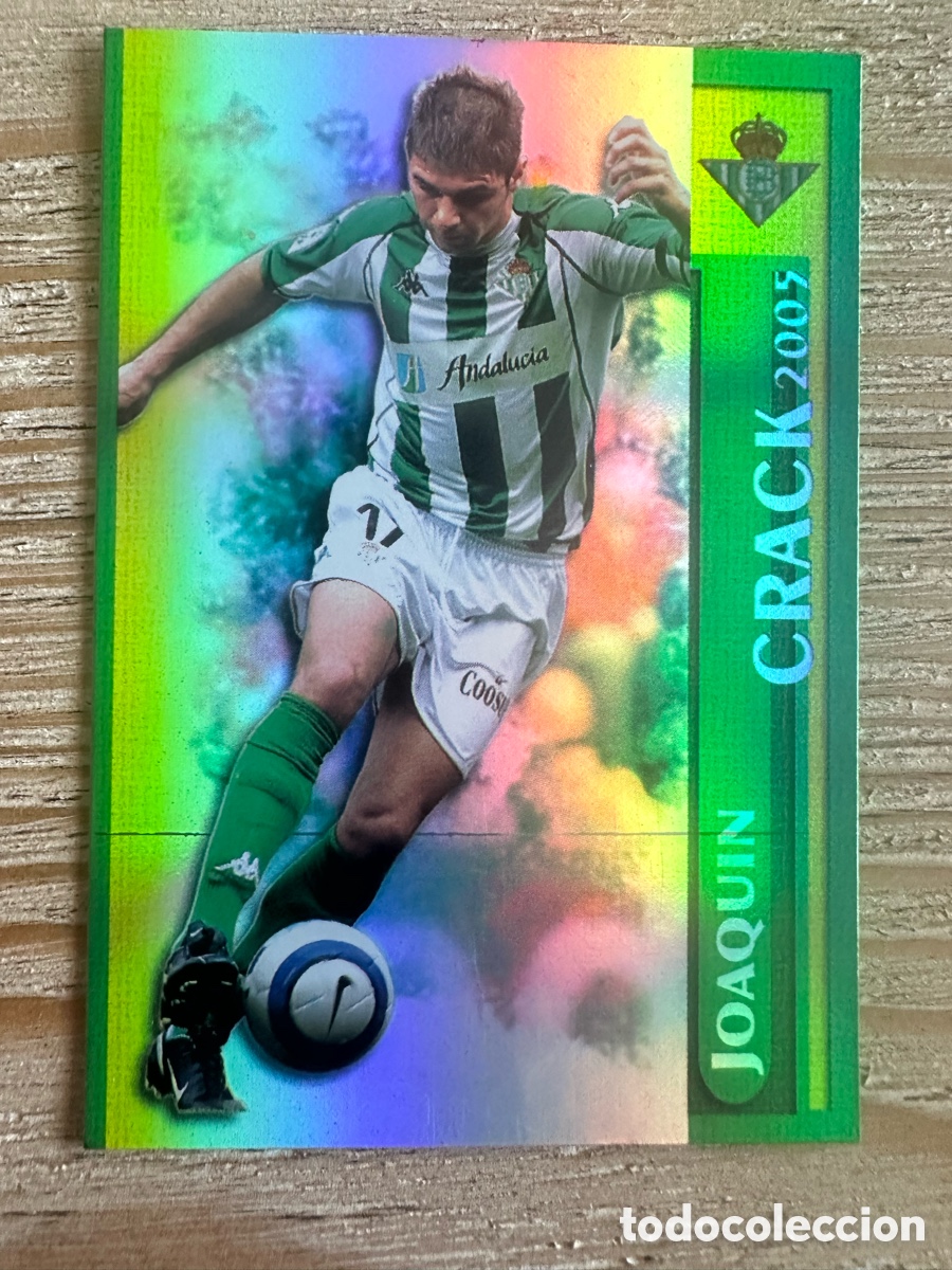 Trading cards: JOAQUIN REAL BETIS 106 CRACK 2005 BRILLO LISO LAS FICHAS DE LA LIGA 2006 MUNDICROMO 05 06 05-06