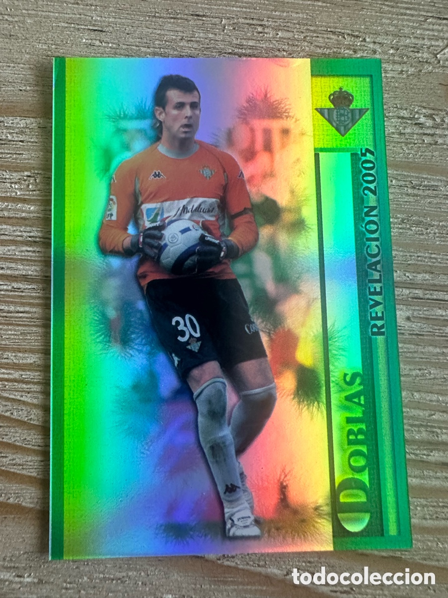 Trading cards: DOBLAS REAL BETIS 107 REVELACION 2005 BRILLO LISO LAS FICHAS DE LA LIGA 2006 MUNDICROMO 05 06 05-06