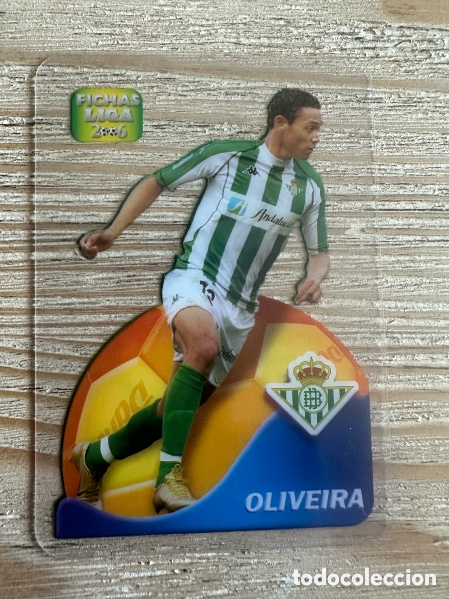 Trading cards: OLIVEIRA REAL BETIS 108 LAMINCARDS DANET CRACK 05 LAS FICHAS DE LA LIGA 2006 MUNDICROMO 05 06 05-06