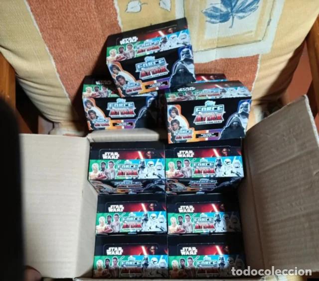 Trading cards: 288 Sobres Star Wars The Force Attax Ed Portugal