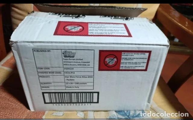 Figurine Collezionabili: 288 Sobres Star Wars The Force Attax son 12 cajas de 24 sobres c/u Ed Portugal