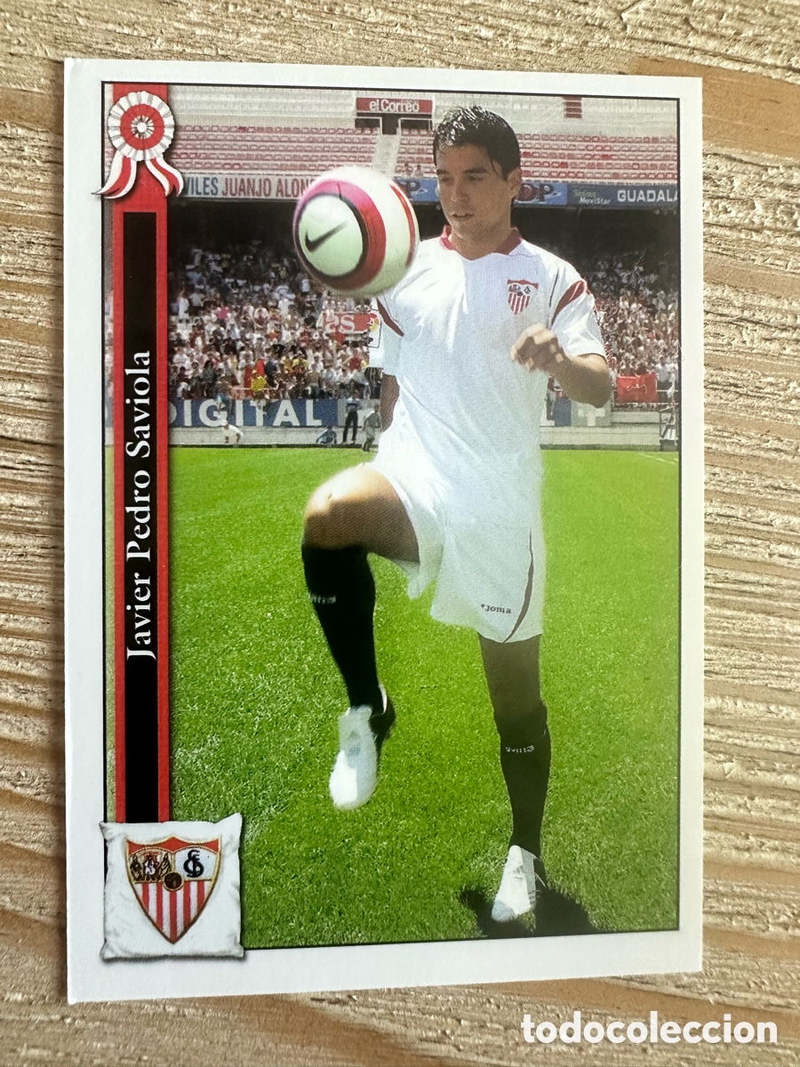 Trading cards: SAVIOLA SEVILLA 159 LAS FICHAS DE LA LIGA 2006 MUNDICROMO 05 06 05-06