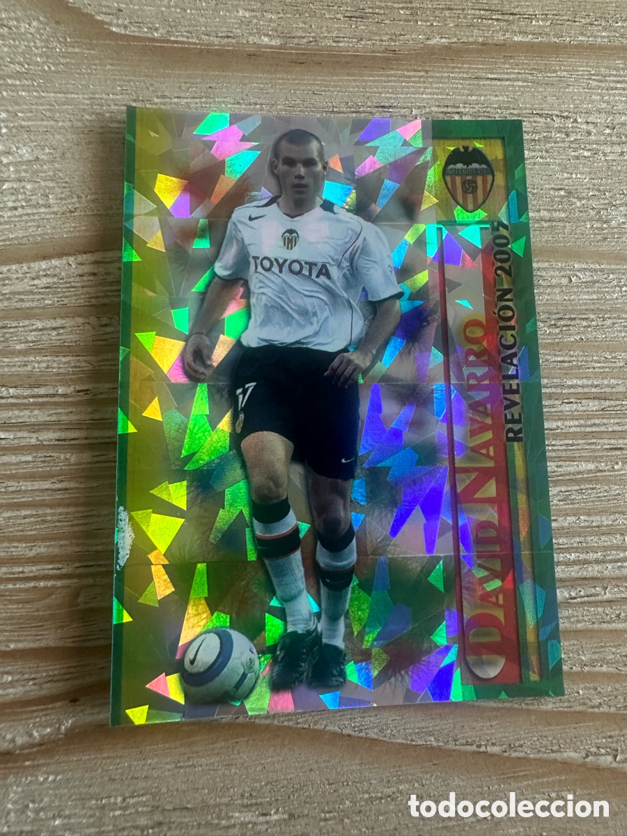 Trading cards: DAVID NAVARRO VALENCIA 188 ROMBOS REVELACION 2005 LAS FICHAS DE LA LIGA 2006 MUNDICROMO 05 06 05-06