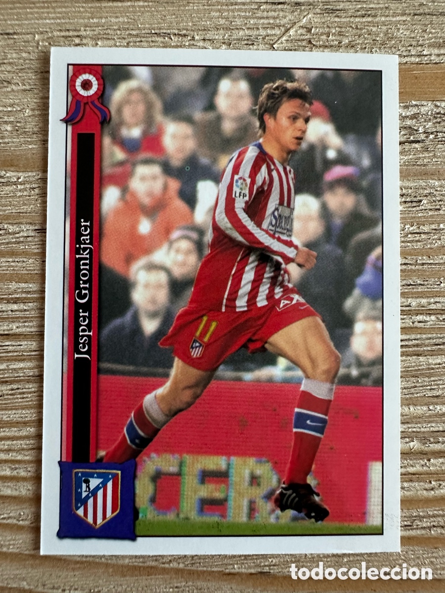 Trading cards: GRONKJAER AT MADRID 293 LAS FICHAS DE LA LIGA 2006 MUNDICROMO 05 06 05-06