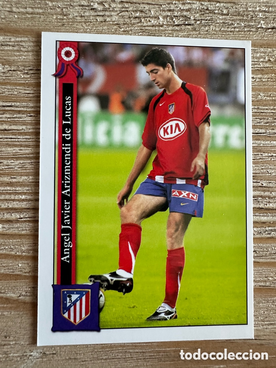 Trading cards: ARIZMENDI AT MADRID 293 LAS FICHAS DE LA LIGA 2006 MUNDICROMO 05 06 05-06