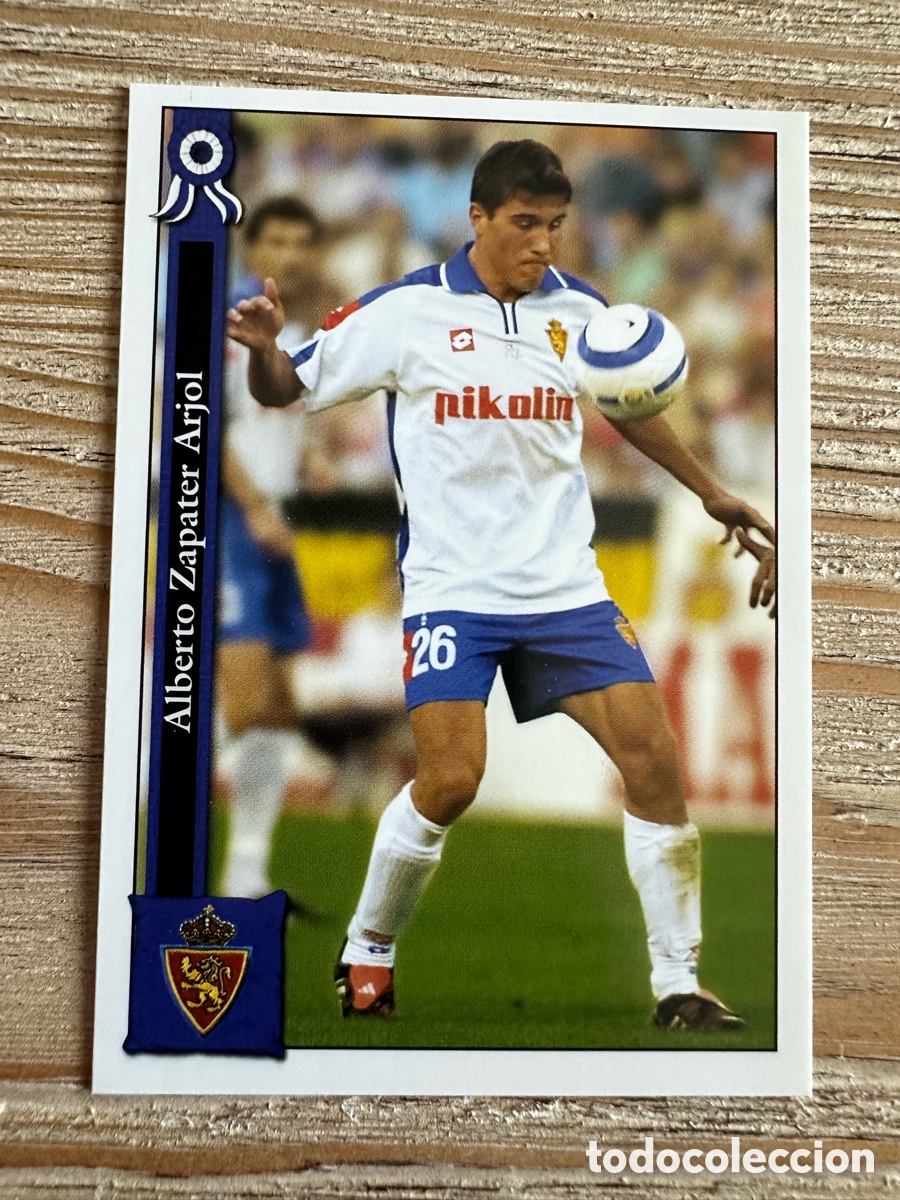 Trading cards: ZAPATER REAL ZARAGOZA 314 &rdquo;CORREGIDO MU&Ntilde;OZ&rdquo; LAS FICHAS DE LA LIGA 2006 MUNDICROMO 05 06 05-06