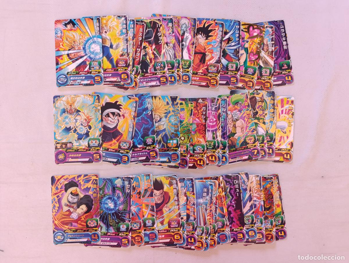 Trading cards: LOTE 48 CARTAS SUPER DRAGON BALL HEROES - BIG BANG MISSION SERIE BM8 - BANDAI JAPON CARDS (Q7Cw)