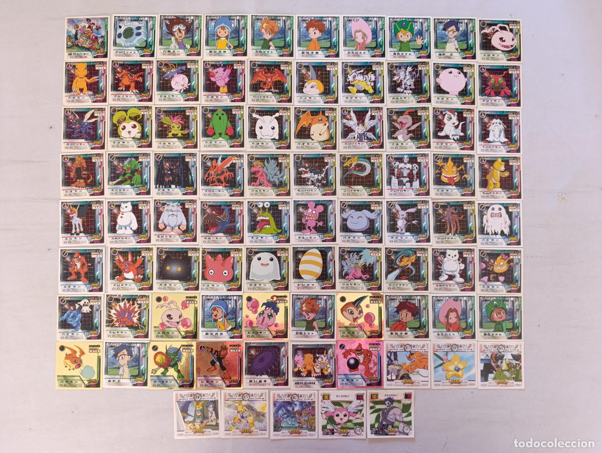 Trading cards: LOTE DIGIMON STICKER AMADA - 85 STICKERS - SIN REPETIDOS - SEAL JAPON - DIGITAL MONSTER (F7A)