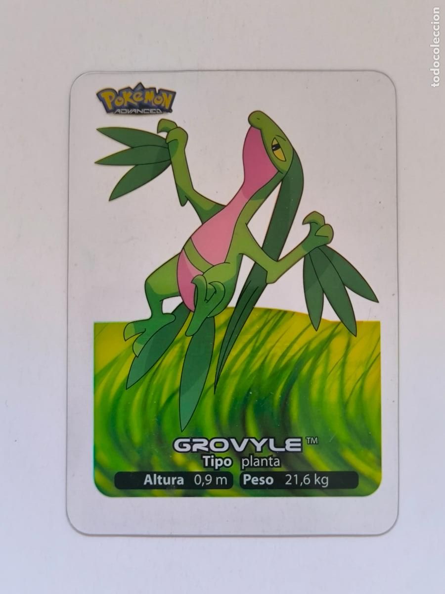 Trading cards: POKEMON ADVANCED LAMINCARDS - N&ordm; 011 / 11 GROVYLE - CARD / CARTA - EDIBAS 2006 (9ZC2)