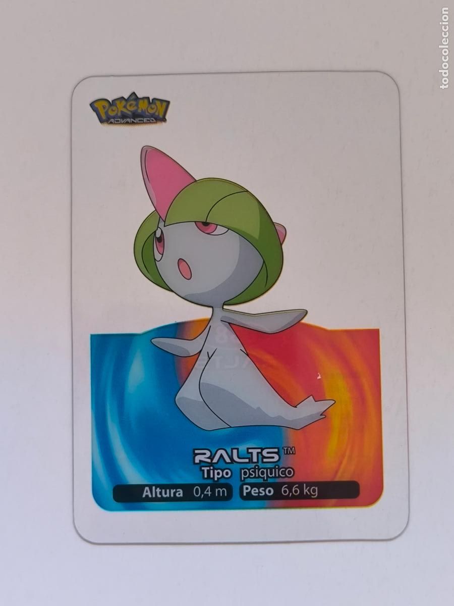 Trading cards: POKEMON ADVANCED LAMINCARDS - N&ordm; 038 / 38 RALTS - CARD / CARTA - EDIBAS 2006 (9ZC2)