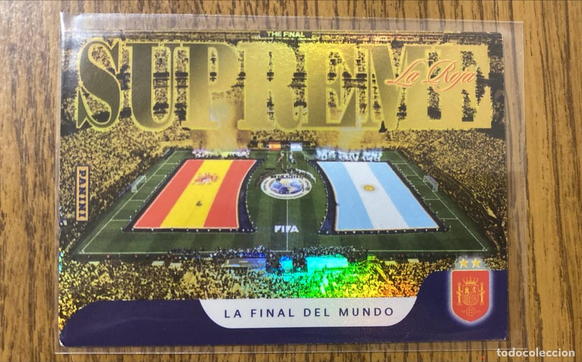 Trading cards: La Final Del Mundo Supreme Panini Club Pasi&oacute;n Espa&ntilde;a Campeones del Mundo 2026