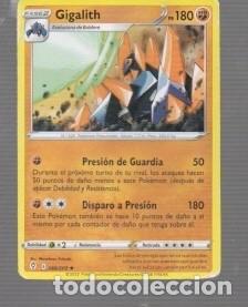 Trading cards: CROMO DE POK&Eacute;MON DE FASE 2 GIGALITH PS 180 N&ordm; 526 DEL A&Ntilde;O 2022