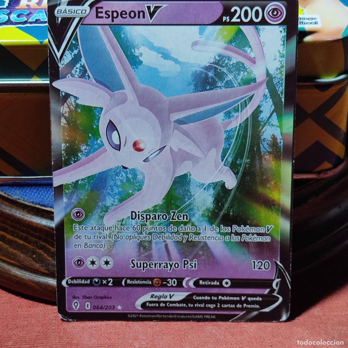 Trading cards: Carta pokemon Espeon V & 064/203