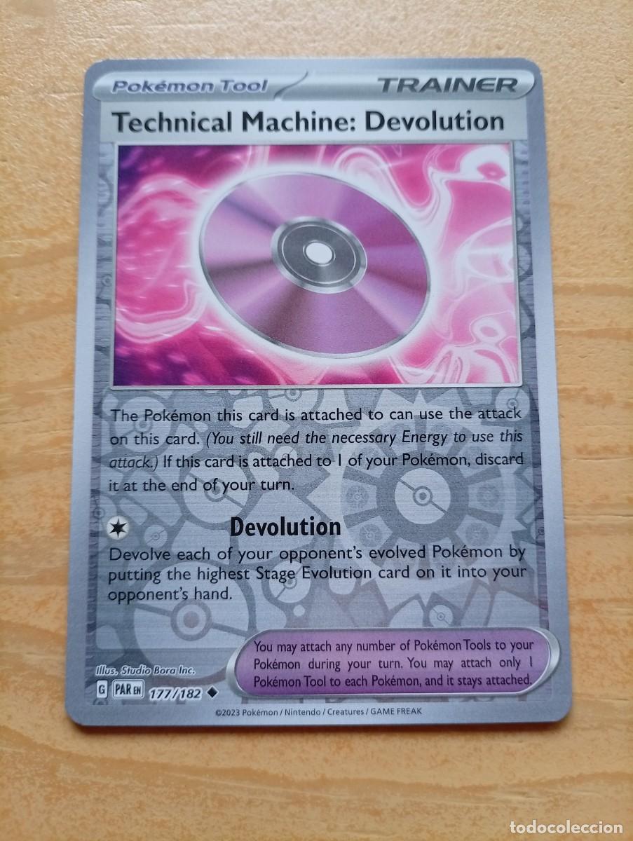 Trading cards: Carta pokemon ingles Trainer Pokemon Tool M&aacute;quina T&eacute;cnica: Devoluci&oacute;n Hologr&aacute;fica Inversa 177/182 20