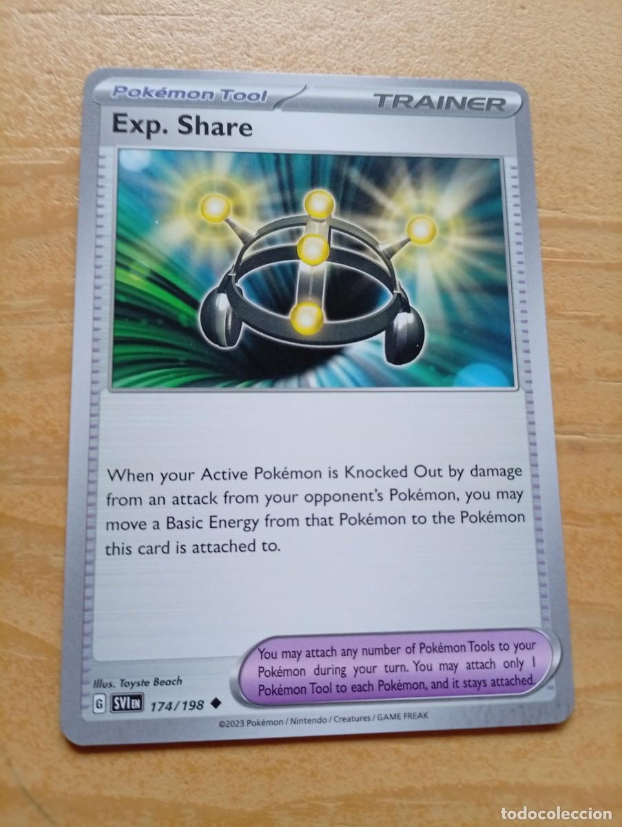 Trading cards: Carta pokemon ingles Trainer Pokemon Tool Exp. Share 174/182 2023 Carta de Pok&eacute;mon de la categor&iacute;a T