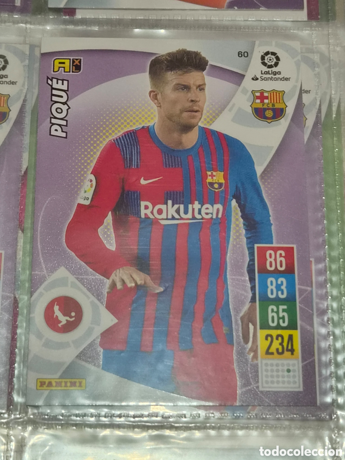 Trading cards: 60 - PIQU&Eacute;, BARCELONA ADRENALYN 2021-2022