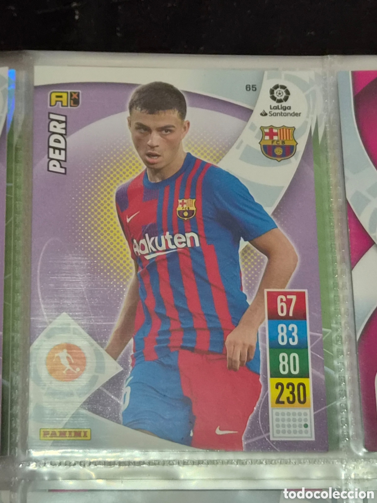 Trading cards: 65 - PEDRI, BARCELONA ADRENALYN 2021-2022