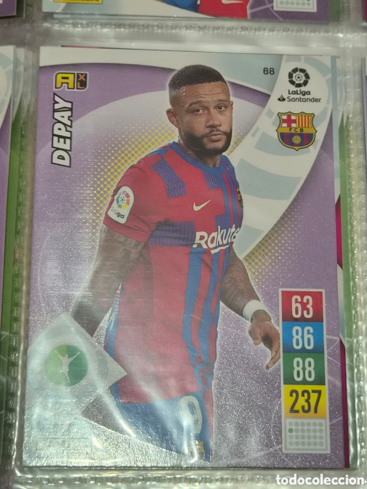 Trading cards: 68 - DEPAY, BARCELONA ADRENALYN 2021-2022