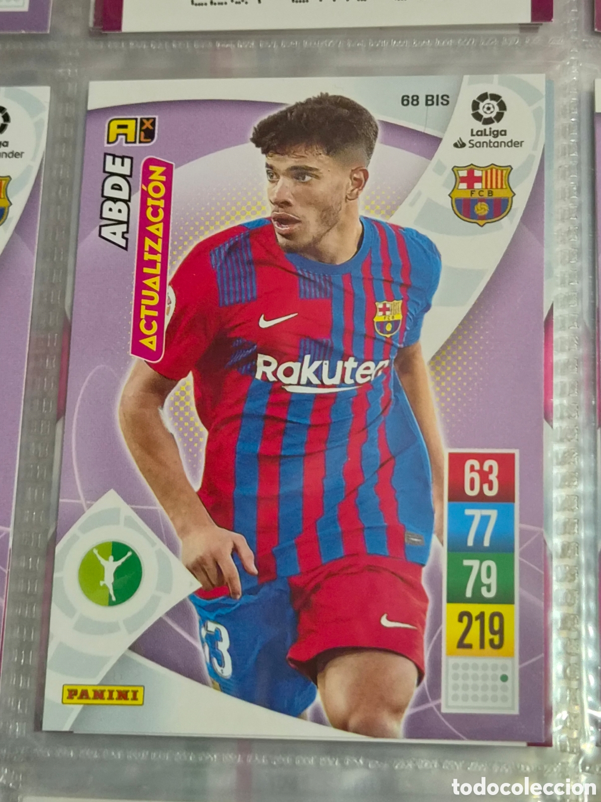 Trading cards: 68 BIS - ABDE, BARCELONA ACTUALIZACI&Oacute;N ADRENALYN 2021-2022