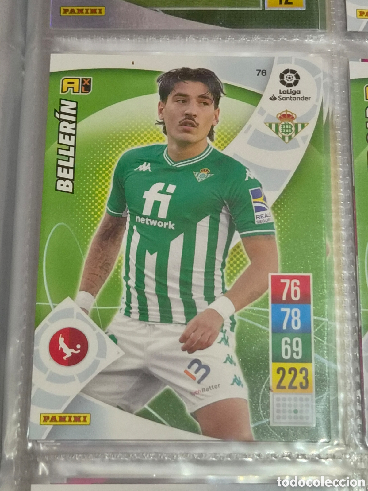 Trading cards: 76 - BELLERIN, BETIS ADRENALYN 2021-2022