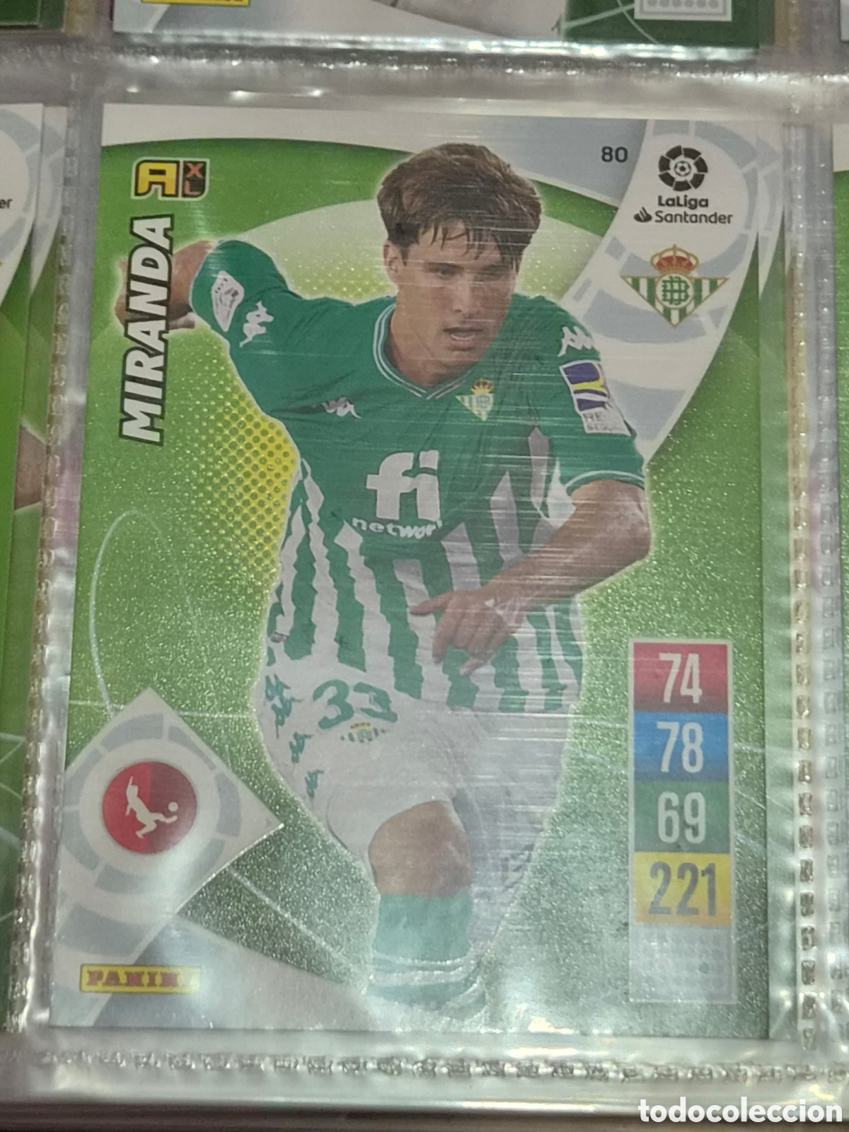 Trading cards: 80 - MIRANDA , BETIS ADRENALYN 2021-2022