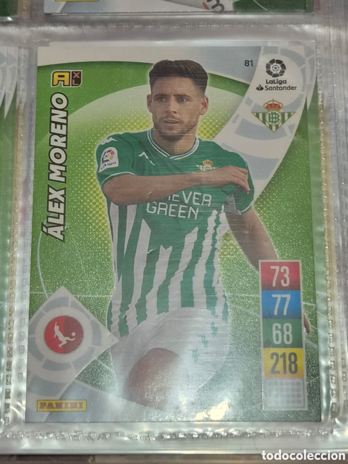 Trading cards: 81 - ALEX MORENO, BETIS ADRENALYN 2021-2022